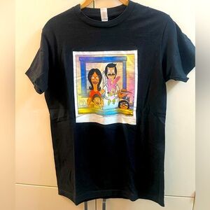20th Century Bob’s Burger Family Cartoon TV Show Short Sleeve Black T-Shirt S